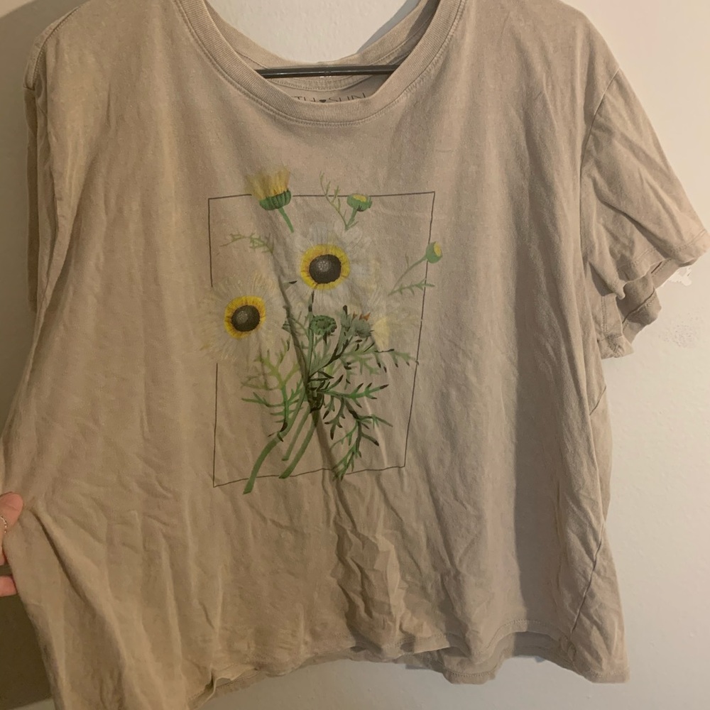 Tan crop top